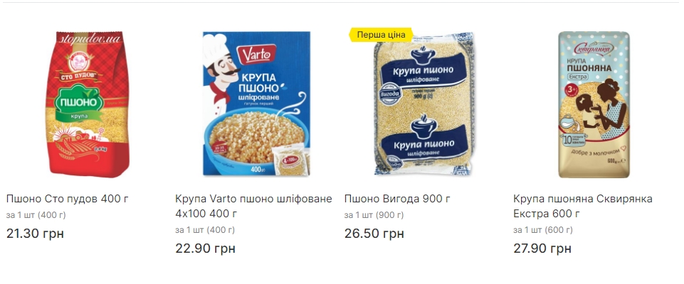 Ціни на крупи змінилися на початку вересня: що подорожчало, а що подешевшало